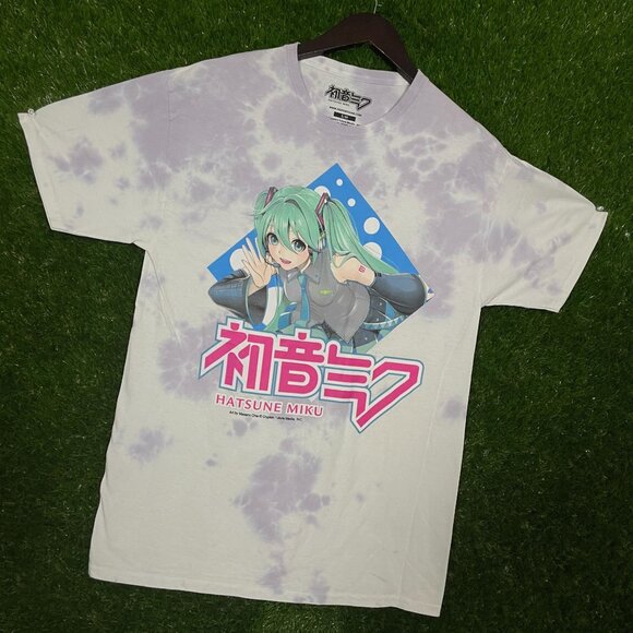 Hatsune Miku Anime Tie-dye T-shirt size Medium - Picture 4 of 4